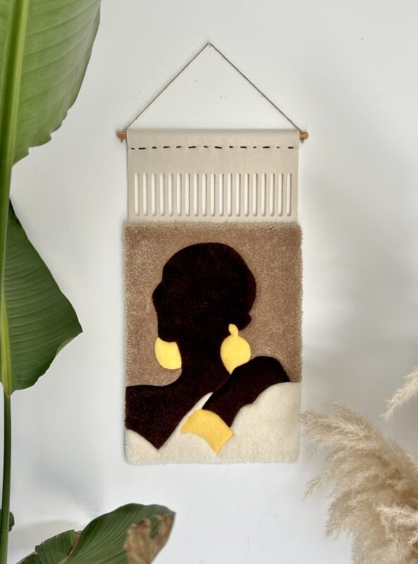 Décoration Murale en Laine Aminata par Villa Ampé